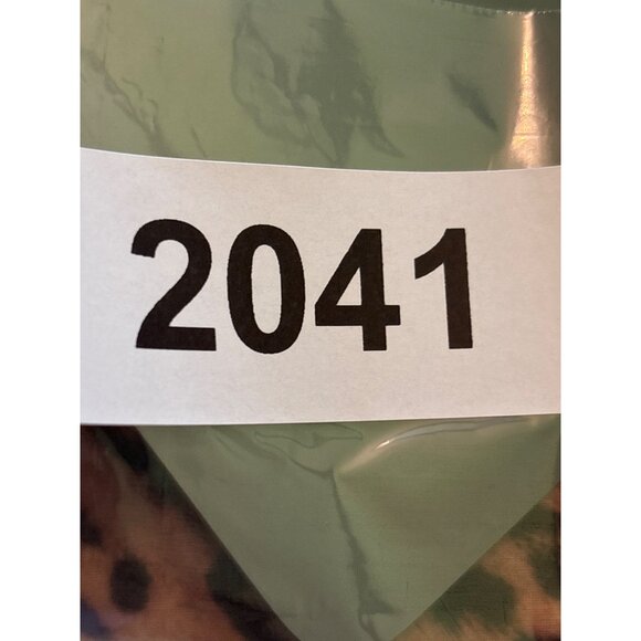 Sofia Intimates By Sofia Vergara Velvet Wrap Robe 2X Leopard Print Floral Lace - Picture 7 of 7